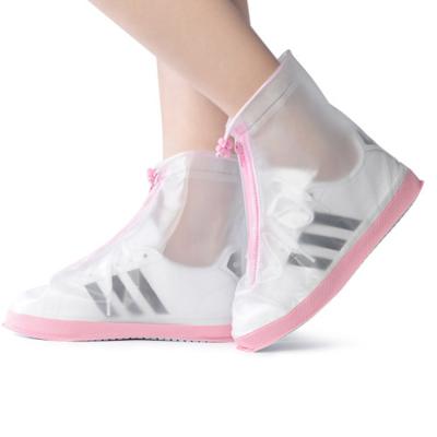 China Fashion Trend OEM Type New Reusable Waterproof Anti-skid Rain Boot Shoe Cover For Adults for sale