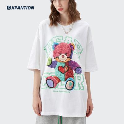 China Wholesale New Arrivals Men's Anti-Wrinkle EXP Anti-Wrinkle T-Shirt Summer Streetwear Custom Graphic Casual T-shirt Back for sale