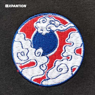 China Custom EXP Foshan maker logo anti-pilling embroidery on hoodie for sale