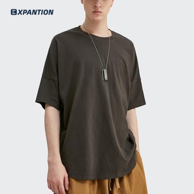 China 200gsm High Quality Causal Men's Causal Mens Streetwear Anti-Wrinkle EXP 100% Empty Sports T-Shirt for sale