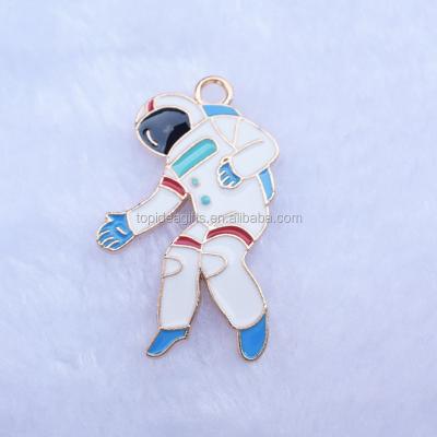 China TRENDY Astronaut Rocket Planet Spaceship Charm Space Pendant for Necklace Bracelet Jewelry for sale