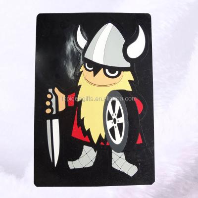 China 2D Silicone Anti Slip Rubber Car Mat Durable Cartoon Mascot Factory PVC Customized Logo Mobile Phone Holder Custom for sale