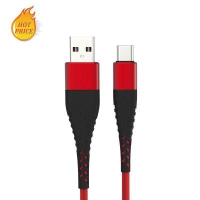 China Hot Durable MP3/MP4 Player Power Charging Strip Jacket 2A USB Type C Cable For Android Mobile Phones for sale