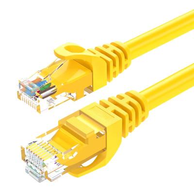 China Yellow Amazon Data Transmission 100Mbps 2m 3m 5m Cat5e Ethernet Cable For Router/Laptop Game/Cat 5 for sale