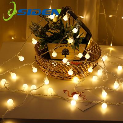 China String light outdoor light ball 33 ft 100 led fairy globe ball string lights decor for indoor outdoor party wedding for sale