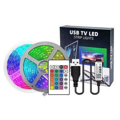 China Theme park ; Project ; Part flexible rgb led strip usb 5v led strip light smd 2835 60leds/m 5m lighting tv blacklight led strip lights lamp strip for sale