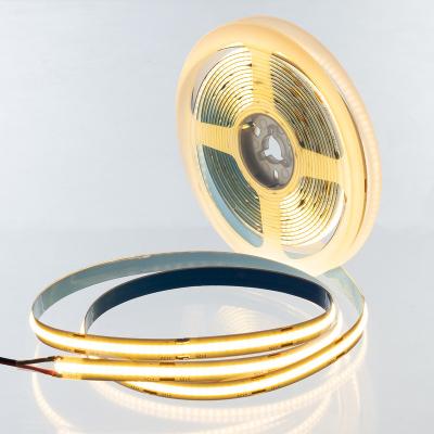 China Theme park rgb cob led strip light 12v 2835 5m high flexible led strip light waterproof neon cob cob cob light lamp for sale