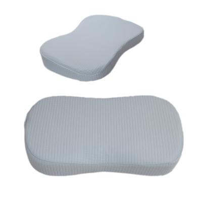 China New Memory Foam Comfortable Ergonomic Neck Support Orthopedic Cervical Cutout Shaped Pillow Neck Pain Relief Bed Memory Foam Pillow for sale