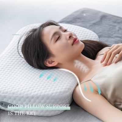 China Electric Sleep Pillow LICHANG Airbag Lifting Spine Massage Sleep Pillow Neck Shoulder Pillow Cervical Massager With Hot Heat Compress for sale