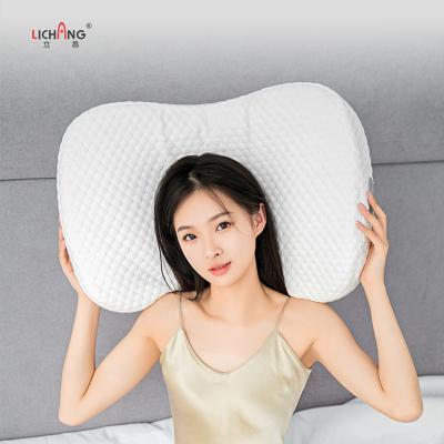 China Home U Shaped Neck Shoulder Massage Sleep Pillow 2023 Cervical Spine Pillow LICHANG Travel Spine Airbag Lift Massage Sleep Pillow With Heat for sale