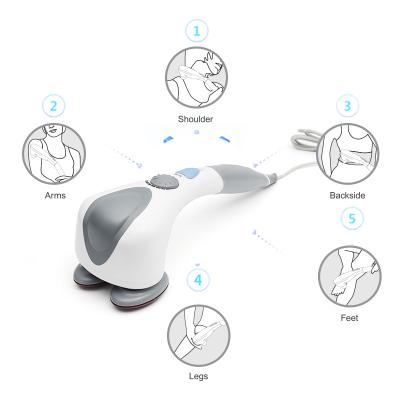 China 2023 Best Selling Products ABS Material 2 Massage Heads Dolphin Massager Price EMS Handheld Powerful Foot Massager For Relief for sale