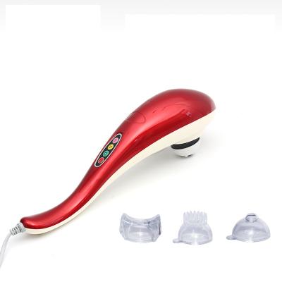 China Lichang Dolphins Infrared Massage Stick Electric Heating Massager Beats Hammer Vibration Neck Shoulder Waist Back Massager Equipment for sale