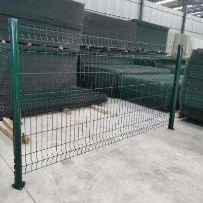 China 60x60mm Post Size PVC Coated Welded Wire Mesh Fence For Long Lasting Security for sale