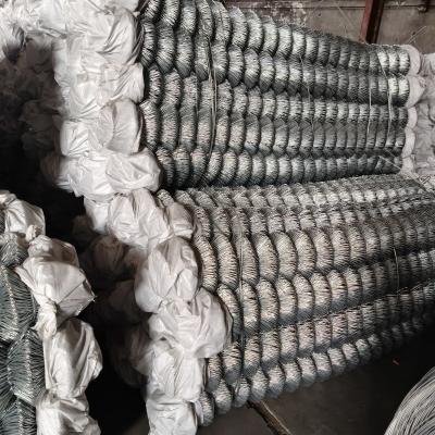 China Galvanized Chain Link Fence Powder Coated Finish and Varying Post Length for Durable Protection for sale