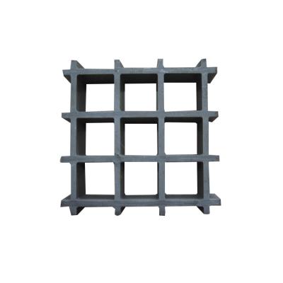 China Pluimveehouderij FRP Gevormd Grey Fiberglass Grating Panels Te koop