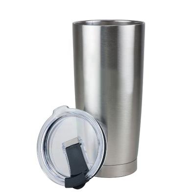 China Stainless Steel 20oz Viable Regular Tumbler With Flip Lid for sale