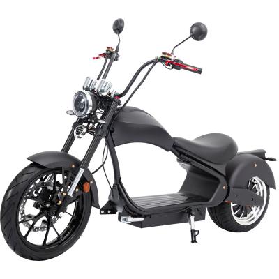 China 3000W 30AH Citycoco Warehouse Adult European EEC COC Fat Tire 17inch Unisex Aluminum Electric Scooter for sale