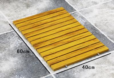 China Bereiten Sie wasserdichte Decking-Bad-Badezimmer-Boden-Matte WPC zusammengesetzte auf zu verkaufen