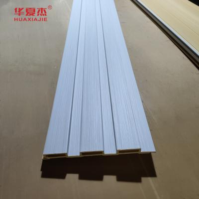 China Modern Simplicity Design Wpc Fluted Wall Panel Laminated Wpc Wall Panel For Outdoor And Indoor Decoration for sale