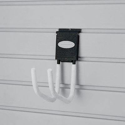 China Durable Plastic Slat Wall Panels / Slat Wall Hooks For Pet Center Storage for sale