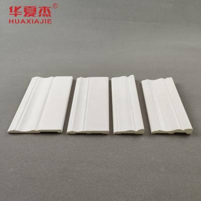 China Inside Corner PVC Trim Moulding , White Vinyl PVC Window Trim For Decoration for sale