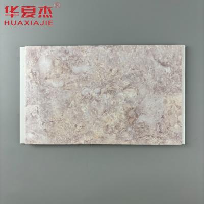 China Durable Pearlescent Hot Stamping Pvc Wall Panel Prink Marble Decoration Panel For Wall Pvc Residential Decor for sale