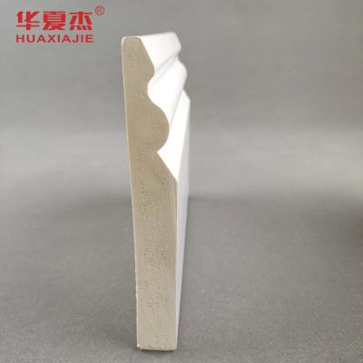 China 150x20mm Pvc Trim Board White Design Pvc Skirting Pvc Baseboard Interior Decoration for sale