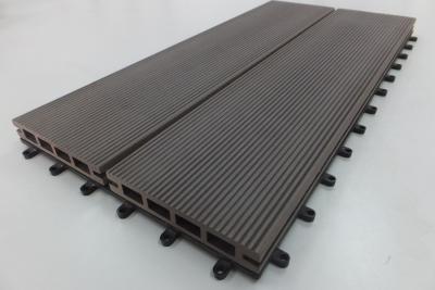 China Wasserdichte Decking-Bretter Woodgrain WPC zusammengesetzte für Park-Garten zu verkaufen