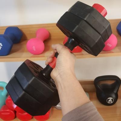 China Universal Chinese Professional Manufacturer Cement Weightlifting Dumbbell Set Eco-friendly 10kg 15kg 20kg 30kg 40kg for sale