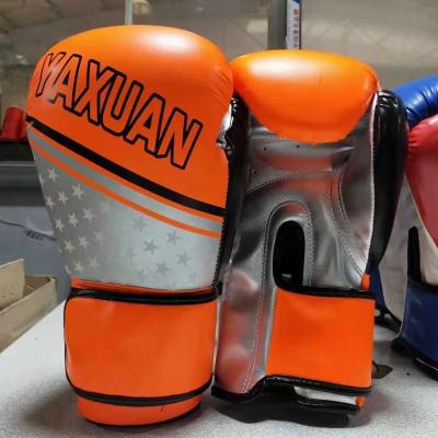 China Best Cheap Price Colorful Muttahida Majlis-e-Amal Training Boxing Gloves Custom Printed Logo for sale