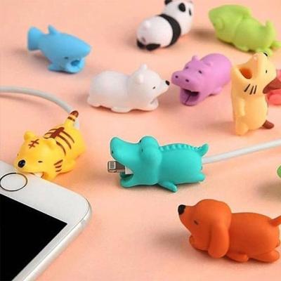 China Other Cartoons Animals Bite Cable Data Protector Dogs Cute Cats Shaper Winder for sale