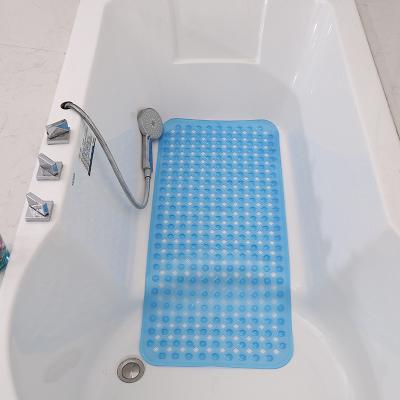 China New Household Bathroom 70*40 Stocked Mat Diamond Bath Mat With Suction Cup Non-slip Mat for sale