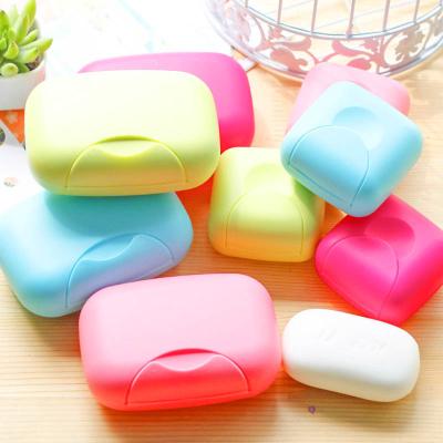 China Modern Plastic Hand Seal Travel With Cover Buckle Candy Color Creative Travel Soap Waterproof Waterproof Box for sale