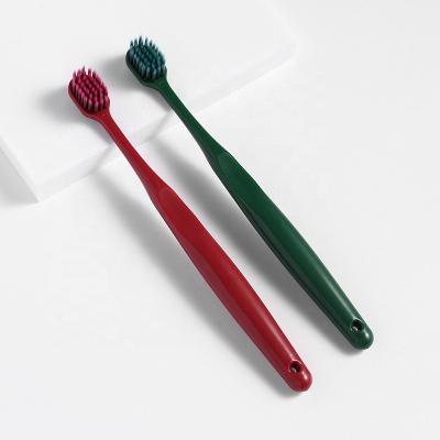 China Durable High Quality Toothbrush Macaron Couple 2 Pack Small Couple Plate Soft Bristle Soft Bristle Toothbrush for sale