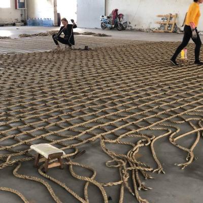 China Redes de cubierta de helicóptero de material sisal certificado por CCS para protección de cubierta marina en venta