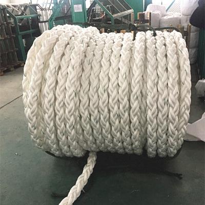 China Y-MAX Polyester Uhmwpe 8 12 Strand Polypropylene Mooring Rope with Customed Fiber for sale