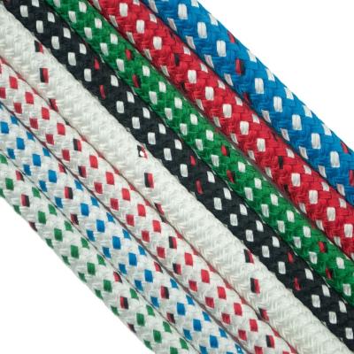 China PET for YLY 3-10mm Colored Braided Cord 6mm Nylon Polypropylene Rope for sale