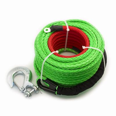 China 12-Strang UHMWPE-Winch-Synthetisches Winch-Kabel 3/16'x50' für Kapazität 5000 lbs-28000 lbs zu verkaufen