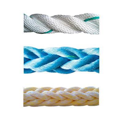 China Other Applications 45mm 8 Strand PP Polymer UHMWPE Marine Mooring Rope CCS Certified for sale