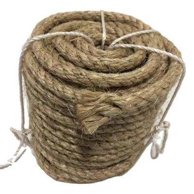 Cina Dia.6mm-60mm Twisted Jute Rope La soluzione definitiva per l'imballaggio, l'ormeggio e altro ancora in vendita