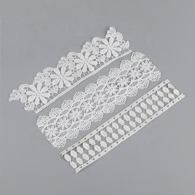 China Sustainable Hot Selling White 100% Cotton Crochet Lace Trimming For Clothing for sale