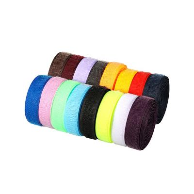 China Viable Customized Color Velcroes Patches Self Adhesive Fastener Hook And Loop Sticky Colored Nylon Tape for sale