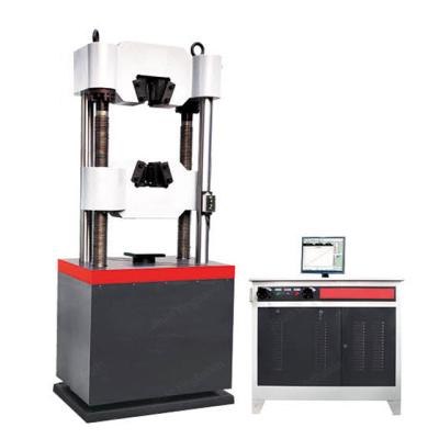 China Metal/hydraulic universal steel round/steel plate/plate test display screen microcomputer machine WEW-300D for sale