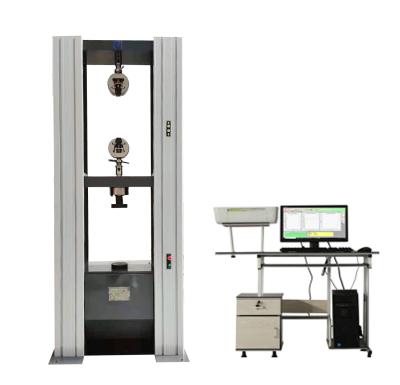 China Computer Control Electromechanical Force Testing Machine Materials Testing Equipment With Hydraulic Flange Fixtures About 760*650*1750mm for sale