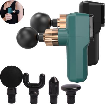 China Rechargeable Mini Portable Fascia Gun Body Massage Vibration Massage Gun for sale