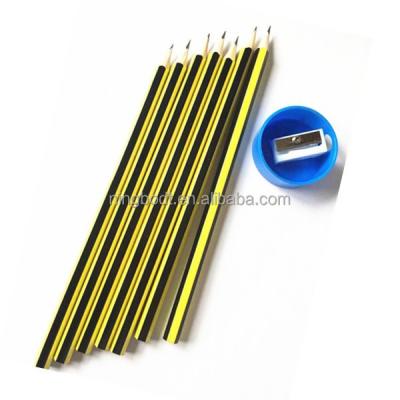 China Handsome 2.0 HB pencil with stripped black lines for office and school supplies for sale