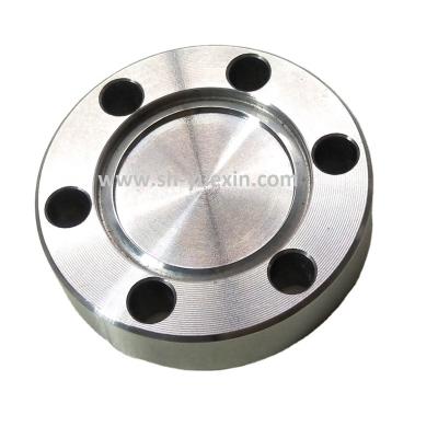 China High Vacuum Ultra High Vacuum Flange Fittings Flange Components Combine CF Plate Pad Vacuum Blind Flange for sale