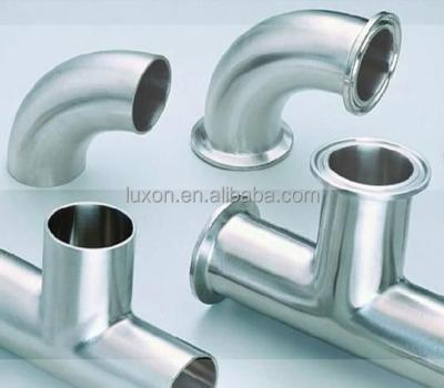 China Sanitary Joint Reducer 304 Stainless Steel Pipe Fitting Stainless Steel Elbow Equal Tee Reducer Sleeve Stainless Steel Joint for sale