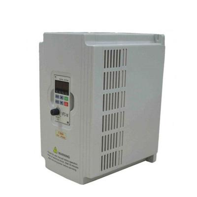 China 220V Inverter Three Phase Single Phase Input To 0.75kw 1.5KW 2.2KW 3.7KW 5.5KWvfd For CNC Machine Mini Frequency Inverters 195*122*145 for sale