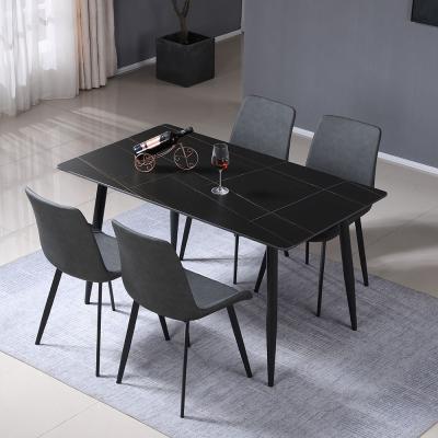 China Modern Durability Classic Dining Tables And 6 Dining Chairs Sets Home Furniture Dining Room Tables for sale